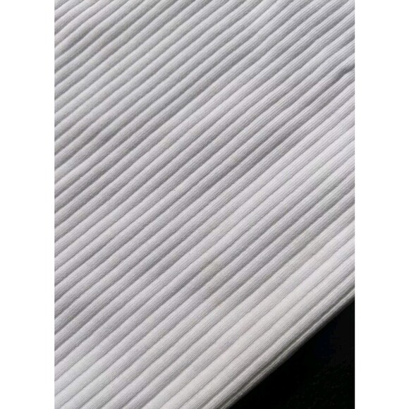 Madewell Cool Sculpt Luma Crop Tank Ribbed in Sleekhold White Size XL - Picture 9 of 11